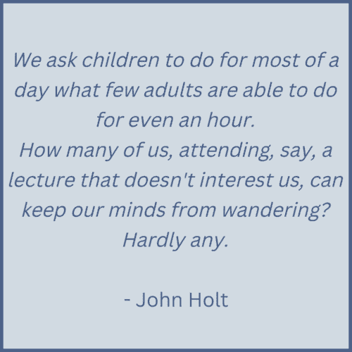 Homeschooling quote