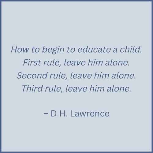 Homeschooling quote